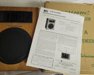 Realistic speakers.  In original boxes 