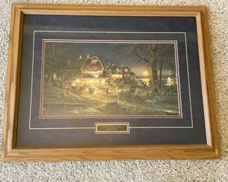 Harvest Moon Ball by Terry Redlin Framed Print