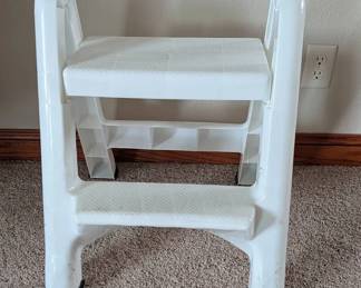 Rubbermaid PlasticTwo Step Folding Stool