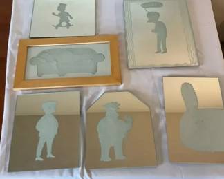 The Simpsons Mirrored Wall Hangings