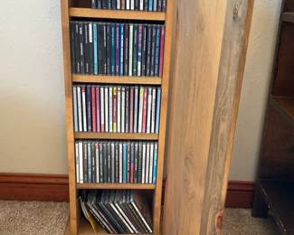 Wood CD Cabinet  CDs