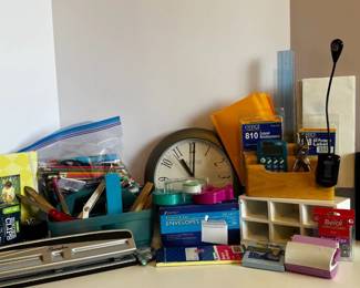 Miscellaneous Office Supplies Lot.