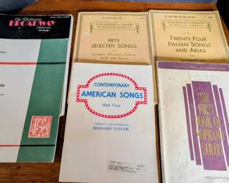 Vintage Song Books