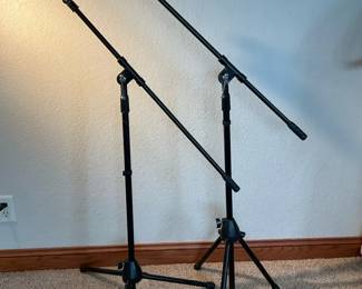 Two On Stage Microphone Stands