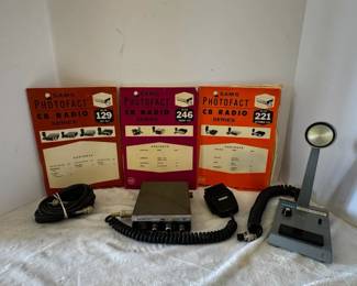 Vintage PACE  BYAgain CB Radios with Base Station Mic