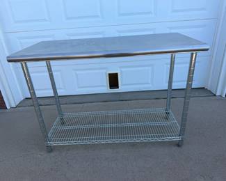 Stainless Steel Shop Table