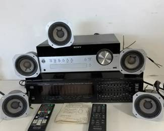 Sony Stereo Model HCDSBT100, DVD Player Model BDPBX38,  Compact Disc Reciever Model SS412X