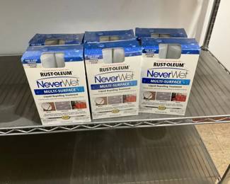 Six Boxes RustOleum NeverWet
