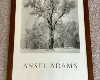 Ansel Adams Oak Tree Snowstorm