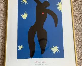 Henri Matisse The Flight Of Icarus Framed Print