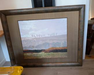 Oversized Wall Art Professionally Framed 