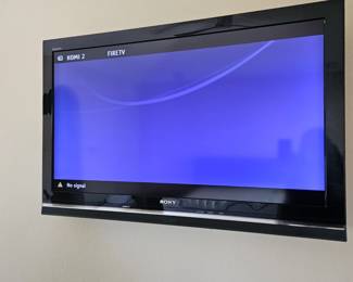 Sony Bravia 40 Inch Flat Screen TV w Amazon Fire TV Stick Remote HDMI Tested