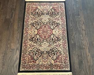  Traditional Style Small Area Rug- Machine Made- Fringe Persian Design- 25”x50”