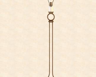  Metal 56" Floor Lamp Marble Base Frosted Glass Accent Unique Design