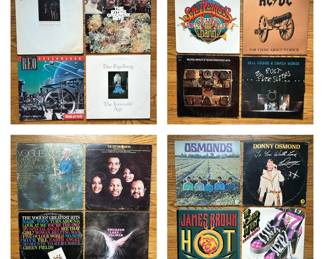 16 Vintage LP Albums