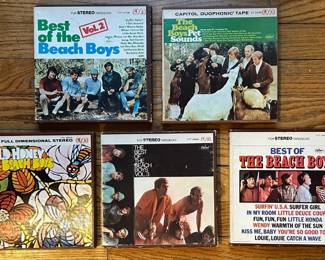 009 Seven in. 4-Track Reel-to-Reel Stereo Tapes (Beach Boys)