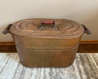 012 Antique Copper Wash Tub