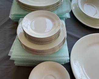 Wedgewood Silver Ermine Bone China made in England 