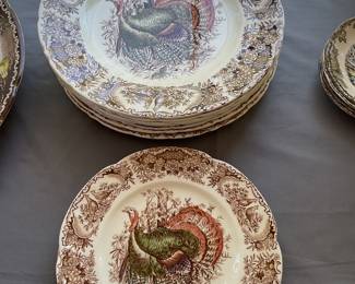 Native American Wild Turkey Windsor Ware Johnson Brothers England 