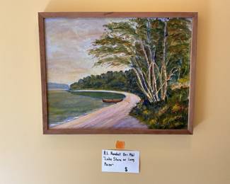 Titled Lake Shore at Long Point by R.L.Randall 1961