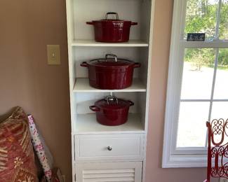 Cabinet with Martha Stewart Stone Ware