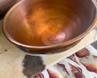 Copper bowl 