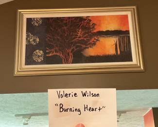 Titled Burning Heart by Valerie Wilson 