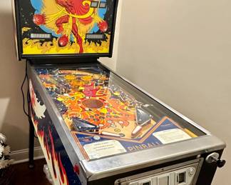 Bally "Fireball" Classic Pinball Machine, c. 1985.