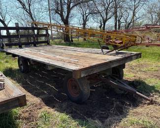 Homemade Wood Deck Trailer