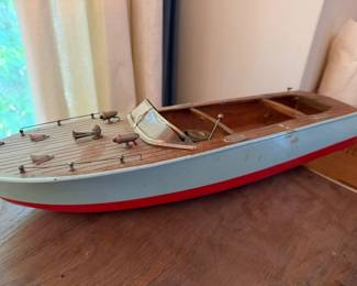 Vintage Model Boat