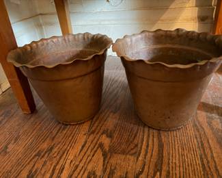 Copper Planters