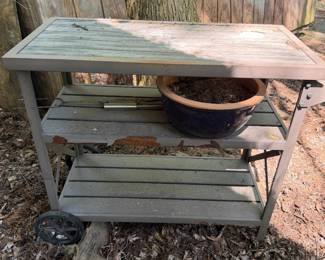Metal Patio Cart