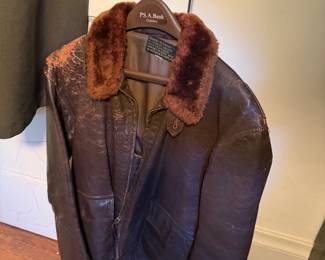 Leather Military Jacket