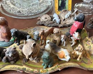 Mini Figurines of Various Animals