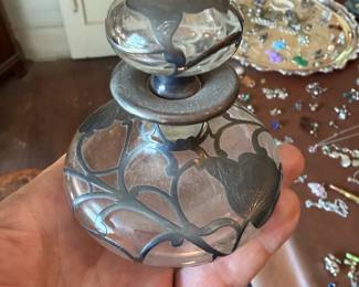 Serling Silver Perfume Bottle