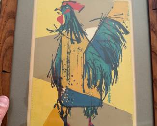 Rooster Print