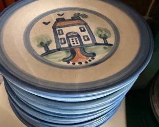 M.A. Hadley Collectible Plates/Cups/Saucers
