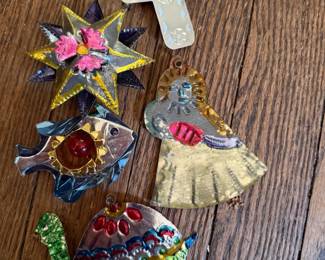 Mexican Tin Objects