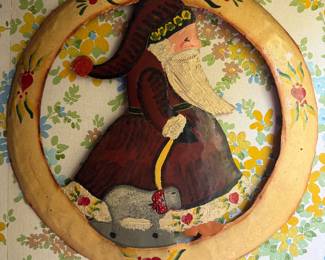 Folk Art Santa