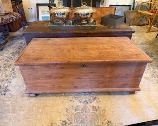 Two Cedar Lined Trunks