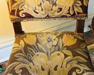Needlepoint Upholstered Chair