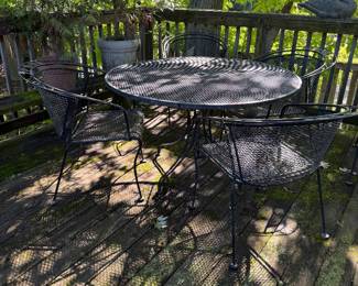 Metal Patio Set