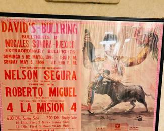 Spanish Bullfighting Poster