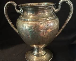 Antique Sterling Silver Sugar Bowl – Footed (#65, No Lid) Matching antique sterling silver sugar bowl with dual handles and pedestal base. Designed as a companion piece to a creamer set.  Condition: Missing lid; shows tarnish and age-related surface wear (see photos).  Measurements: Approx. 4–5” H  Stamped “Sterling” with #65 Solid sterling silver - approximate 6.5 ounces Two-handled classic form.  To BID on this item please go to Dothan CTBids  This ONLINE Estate Sale begins closing on Thursday, 4/30 @ 5:30!!  Don't forget to place your MAX PROXY BID & Let the CTBids System BID 4 YOU! PU is in Dothan!  Specific address will be provided to winning bidders on their invoices!! Sale ends 4/30 start'g @ 5:30 – Pick-up will be on SATURDAY 5/2....  Shipping is available on certain items at Buyers Cost.