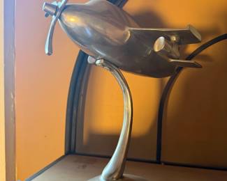 Aluminum model airplane