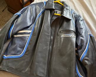 Various leather jackets