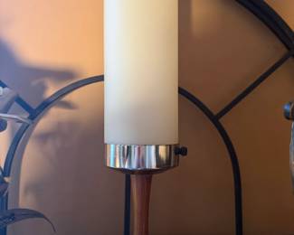 Art Deco candlestick desk, Lamp