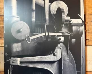 Industrial photo framed