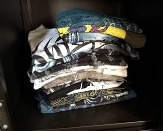 Dozens of Graphic Tees, these are not concert tshirts.