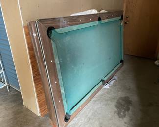 Two pool tables